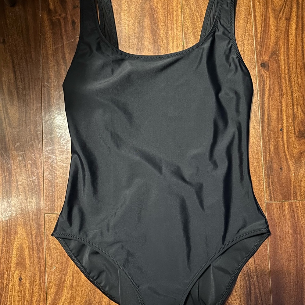 SOLID & STRIPED Blackout One-Piece Swimsuit size large NWT - Picture 3 of 8